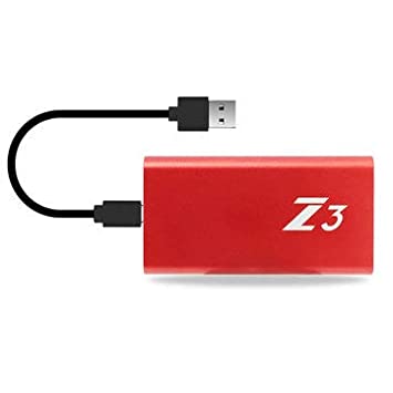 KingSpec Z3 external SSD, red 480GB. KingSpec Z3 external SSD, red 480GB.